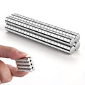 rhinocats 80Pcs Small Round Magnets, 6x3mm Mini Rare Earth Magnets by rhinocats