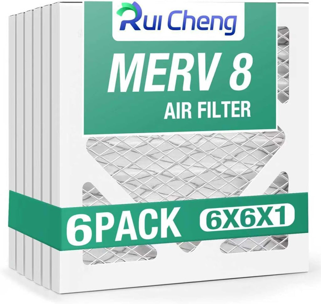6 Pack Updated 6x6x1 Air Filter, pertain Merv 8