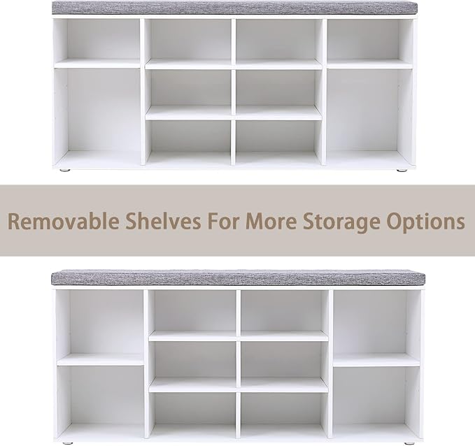 DINZI LVJ Shoe Storage Bench - Image 8