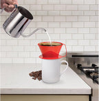Fino Pour-Over Coffee Brewing Filter Cone, Number 4-Size, Brews 8 to 12-Cups - Image 4