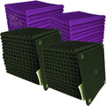 96 Pack Allxinlog Absorb the echo Acoustic Foam Panel Wedge Studio by XIN%26LOG