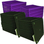 96 Pack Allxinlog Absorb the echo Acoustic Foam Panel Wedge Studio by XIN%26LOG