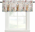 Easter Curtain Valances for Windows, Kitchen Valance Window Treatment, Spring by Unknown