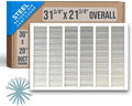 Fits 30x20 Duct Opening | Steel Return Air Grille by Handua | Vent Cover Grill by Handua