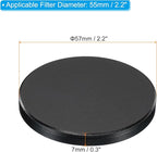 PATIKIL 55mm Lens Cap, 2 Pack Camera Lens Cap Cover Universal Front Metal Lens - Image 2