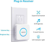 Motion Sensor Door Chime, Wireless Motion Detector Alarm Indoor, Business Entry