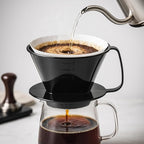 Fino Pour-Over Coffee Brewing Filter Cone, Number 4-Size, Brews 8 to 12-Cups - Image 5