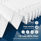 2 Pack 240 True HEPA Replacement Filter Compatible - Image 3