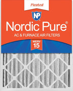 Nordic Pure 16x24x4 Pleated MERV 15 Air Filter 1 Pack by NordicPure