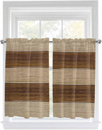 Retro Country Brown Wooden Board Window Valance Curtains, Farmhouse Gradient - Image 9