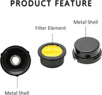 1/2" Thread Male Thread Diameter 20mm Air Compressor Silencer Filter, Thread - Image 4