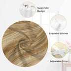 Light Brown Wood Grain Kitchen Curtains 24 Inch Length, Small Window Curtains - Image 6
