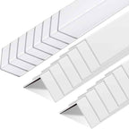 Sasylvia 20 Pcs Wall Corner Protector Guards, Vinyl 3/4 x 48 Inches Corner Trim