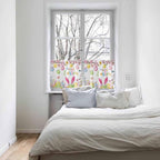 Happy Easter Half Window Curtains 24 Inches Long, Spring Watercolor Bunny Eggs - Image 5