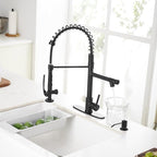 Fapully Commercial Pull Down Kitchen Sink Faucet - Image 2