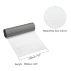 PATIKIL 40" L x 10" W Woven Wire Mesh, 80 Mesh 316L Stainless Steel Air Vent - Image 2