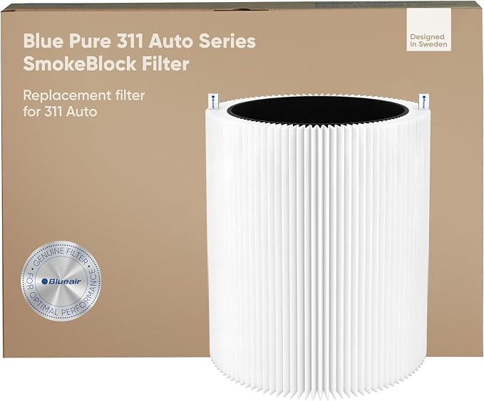 BLUEAIR Blue Pure 311 Auto SmokeBlock Genuine Replacement Filter, Extra Carbon by BlueairInc
