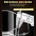 1L/35oz Glass Bacon Grease Container with Strainer, Cooking Oil