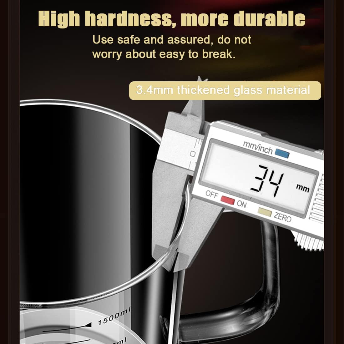 1L/35oz Glass Bacon Grease Container with Strainer, Cooking Oil