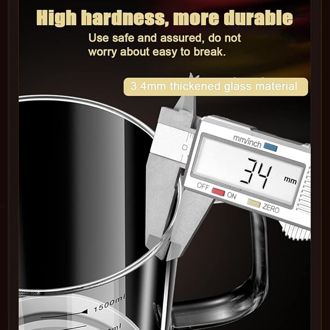 1.5L/50oz Glass Bacon Grease Container - Image 2