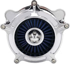 Harley Air Cleaner Turbine Intake Chrome Filter Kit Cnc Cut - Image 5