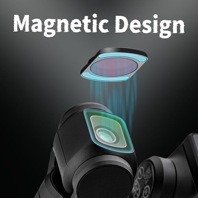 Haoge Magnetic UV Filter for DJI Osmo Pocket 3 Creator Combo, Lightweight - Image 7