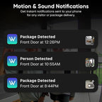 WYZE Wireless Duo Cam Video Doorbell, Battery Powered, 2K Full HD Video - Image 10