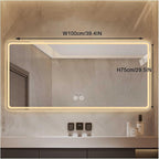 Bathroom Mirror with LED Lights，Smart Illuminated LED Bathroom - Image 2