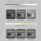 Bathroom Mirror with LED Lights, Lighted Bathroom Makeup Wall Mounted Mirror - Image 4