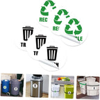 Veemoon 6-Piece Set of Self-Adhesive Garbage Classification Label Stickers - Image 5