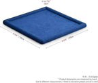Oirlv Top Microfiber Jewelry Tray Square Nightstand Organizer Rings Earrings