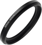 52mm to 42mm Step-up Adapter Rings Filter Adapter Black Metal Step Down Filter by Unknown