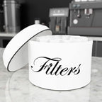 Coffee Filter Holder, Round CoffeeFilter Container - Image 8