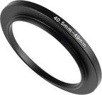 40.5-49mm Metal Step-Up Ring Adapter Compatible by Unknown