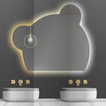 LTSRLL LED Vanity Mirror Cute Bear Decorative Mirror by LTSRLL