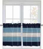 Vintage Country Woodcuts Window Valance Curtains, 2 Panel - Image 6