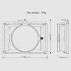 Tilta Mini Matte Box | 15mm Rod Adapter & 4 Lens Adapters | Lightweight | - Image 3