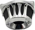 Harley Air Cleaner Motorcycle Filter Intake CNC Cut Kit Chrome - Image 3