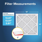 Filtrete 14x14x1 AC Furnace Air Filter, MERV 11, MPR 1000, Micro Allergen - Image 2