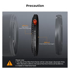 K&F CONCEPT 55mm Black Diffusion Mist Effect 1/4 & Variable ND2-32 & Circular - Image 7