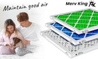 MervKing 20x25x2 Air Filter Actual Size: 19.7" x 24.7" x 1.75" MERV 13 MPR 1500-1900 | MADE IN USA | 4-Pack | Pleated HVAC AC Furnace Replacement - Field & Pure