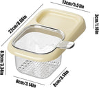 Sink Filter Basket, Efficient Drainage Design, Suction Cup Sink Rack, Kitchen - Image 3