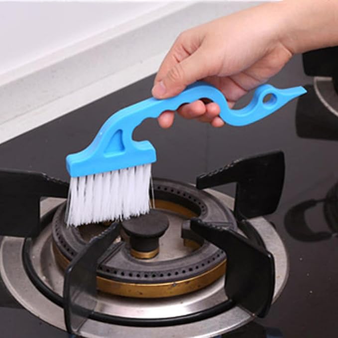 TEHAUX 8pcs Window Groove Cleaning Brush Set Scrubber - Image 4