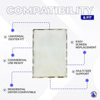 Dexter Lint Screen Replacement – Durable Frameless Dryer Lint Filters - Image 4