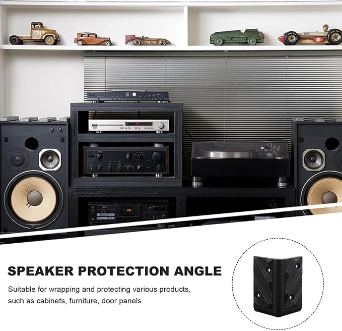 Gadpiparty Anti-Collision Speaker Corner Protectors 1.77 Inch Plastic Guards - Image 8