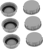 DOITOOL 18pcs Pp Pipe Caps for Drainage Caps for Waste Processing Easy by DOITOOL