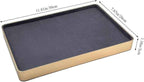 Metal Jewelry Tray, Valet Tray, Bedside Table and Desktop Organizer. It is