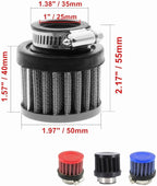 4 Pack ID I inch Air Intake Filter - Image 2