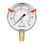 0 to 60 Psi Pressure Gauge, Glycerin Liquid Filled, 2.5 inch Dial, 1/4" NPT - Image 8