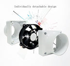 Inline Extractor Duct Fan with Speed Controller 3 Inch/75mm Air Diffuser - Image 3